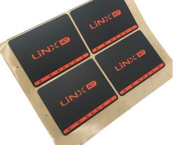 Custom screen printing label vinyl pc stickers polycarbonate lexan waterproof switch label